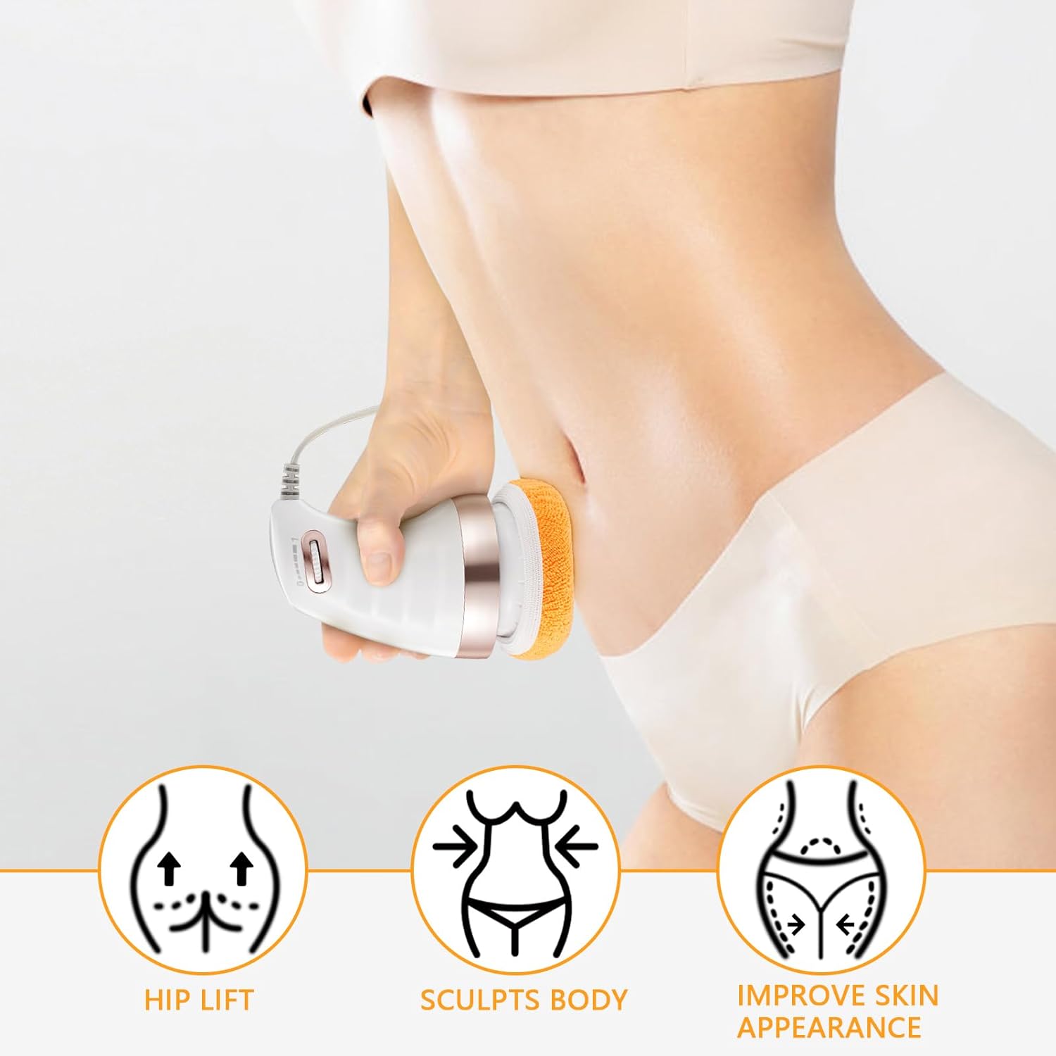 7293 Body Massager Shaping Machine | Body Sculpting Massager with 3 Washable Pads |Adjustable Speeds | Electric Handheld Massager for Belly, Waist, Legs, Arms, Butt (1 Pc) 7293 Body Massager Shaping Machine | Body Sculpting Massager with 3 Washable Pads |Adjustable Speeds | Electric Handheld Massager for Belly, Waist, Legs, Arms, Butt (1 Pc)